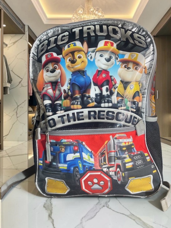Paw Patrol Other - Paw Patrol Kids Backpack with Red Blue Yellow Accents